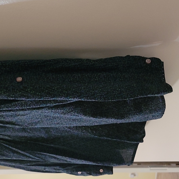 Smart Set green/blue and multi colour button down shirt - Picture 5 of 7